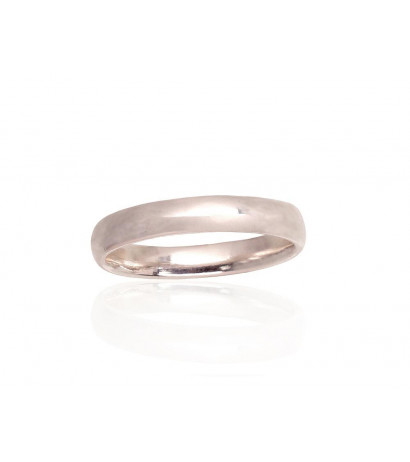 Silver wedding ring...