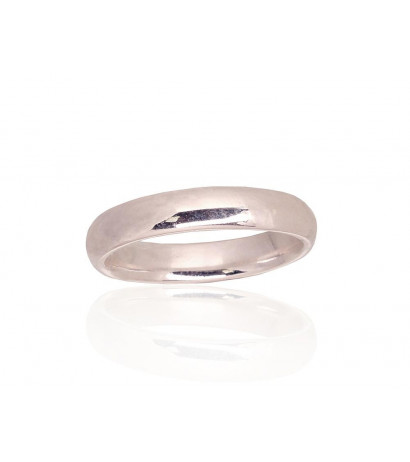 Silver wedding ring...