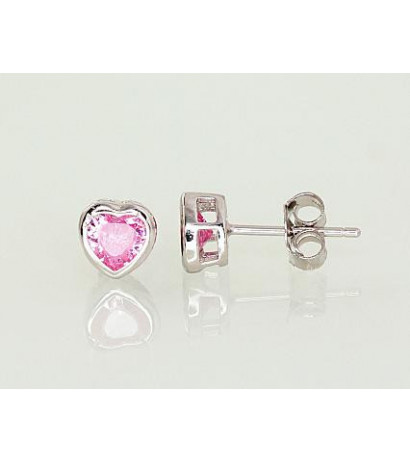 Silver stud earrings...