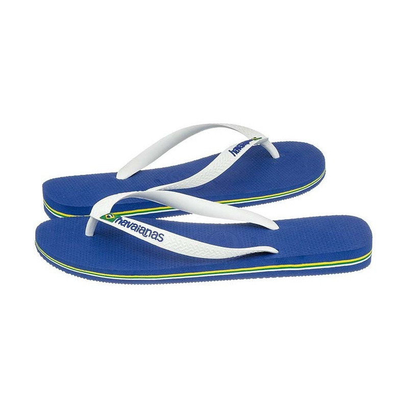 Havaianas Brasil Logo Aul Naval Marine Blue 4110850-2711 (HI1-c) flip flops