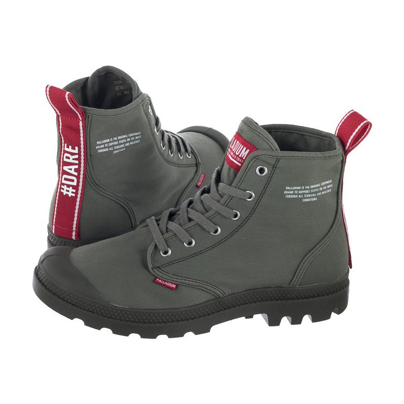 Palladium Pampa Hi Dare Olive Night 76258-325-M (PA50-a) sports Shoes