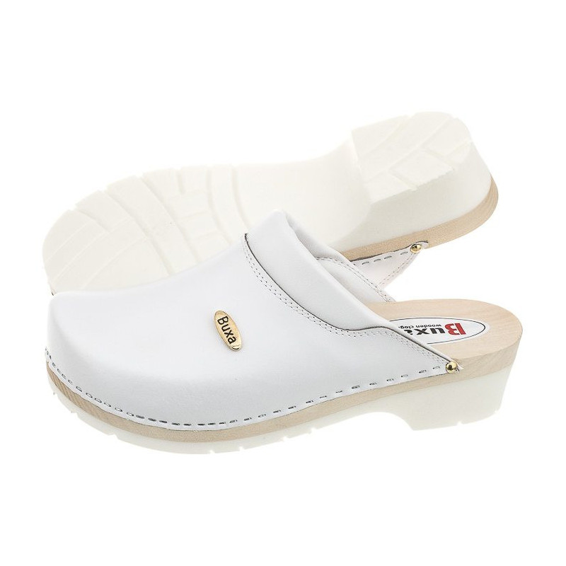 Buxa Supercomfort Białe FPU10 (BX3-b) Women's Shoes/Flip Flops