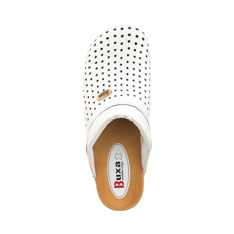 Buxa Supercomfort Białe F11 (BX2-b) Women's Shoes/Flip Flops