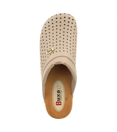 Buxa Supercomfort Beżowe F11 (BX2-e) Women's Shoes/Flip Flops