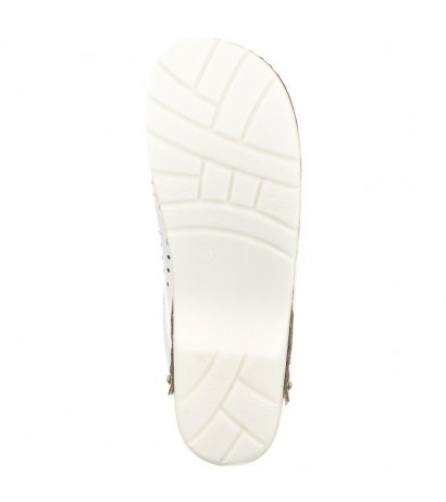 Buxa Supercomfort Białe FPU11 (BX4-b) Women's Shoes/Flip Flops