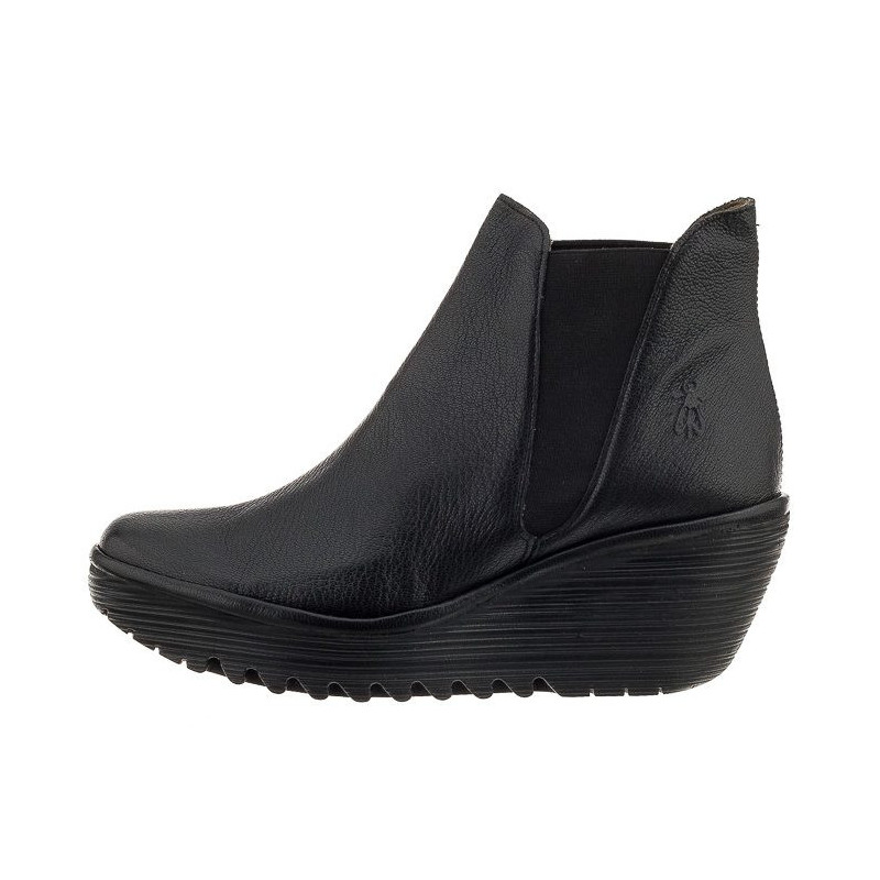 FLY London Yoss Mousse Black P500431000 (FL103-a) Boots