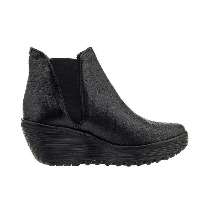 FLY London Yoss Mousse Black P500431000 (FL103-a) Boots