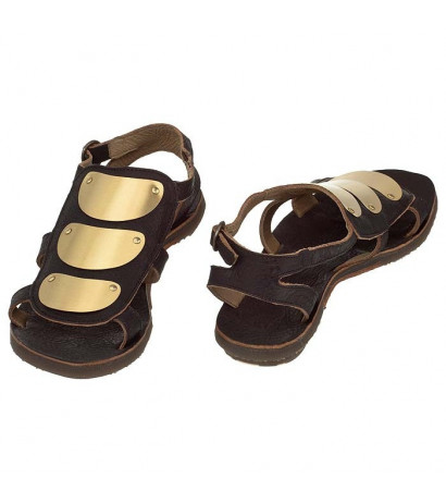 FLY London BLY Black/Gold P143071000 (FL114-a) sandals