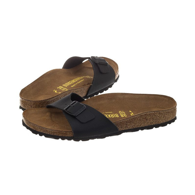 Birkenstock Madrid Black 040793 (BK6-c) Women's Shoes/Flip Flops