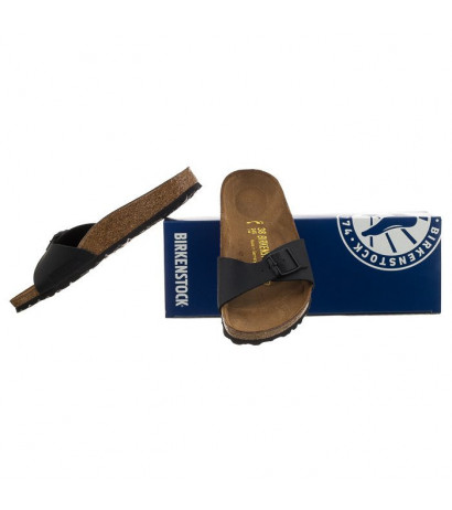 Birkenstock Madrid Black 040793 (BK6-c) Women's Shoes/Flip Flops