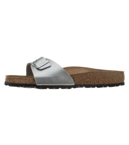 Birkenstock Madrid Silver 040413 (BK6-e) Women's Shoes/Flip Flops