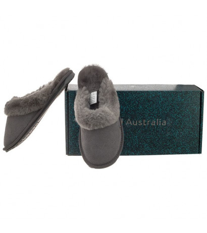 EMU Australia Jolie Charcoal W10015 (EM160-a) Women's Shoes/Flip Flops