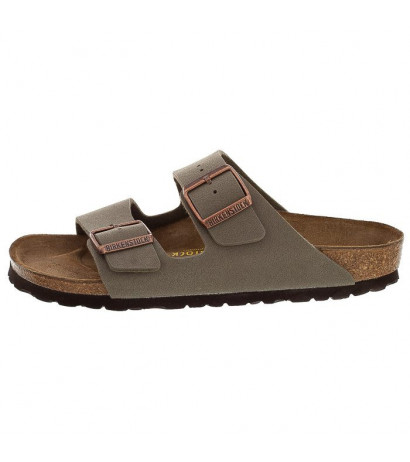 Birkenstock Arizona BF Nubuk Stone 151213 (BK19-b) Women's Shoes/Flip Flops