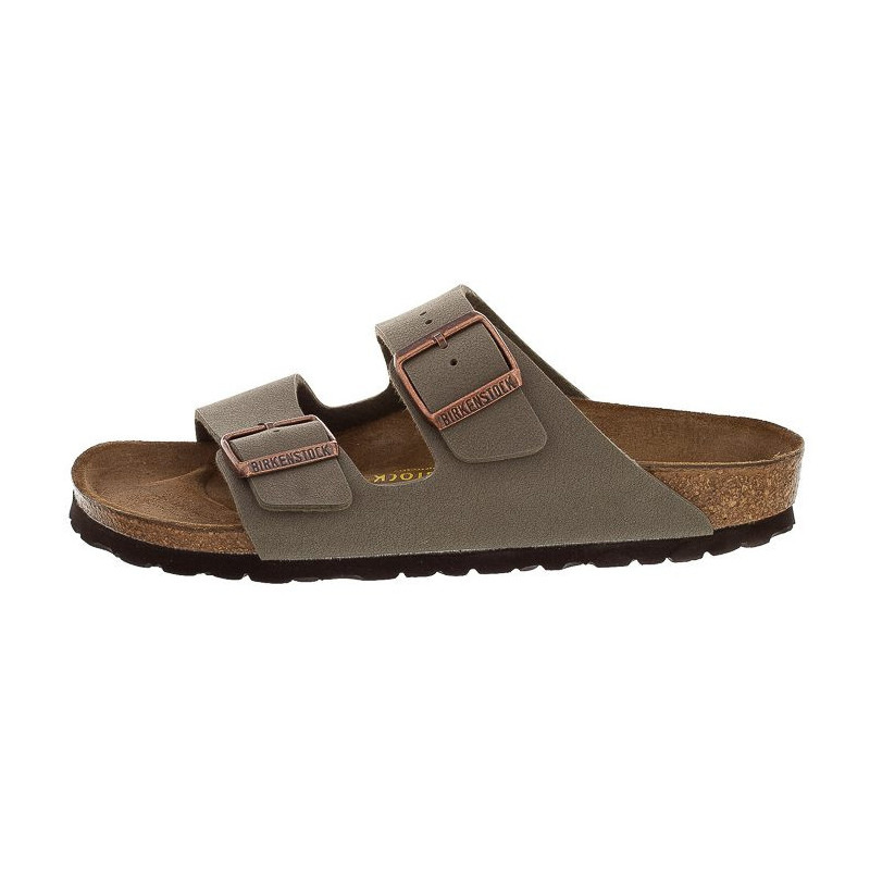 Birkenstock Arizona BF Nubuk Stone 151213 (BK19-b) Women's Shoes/Flip Flops