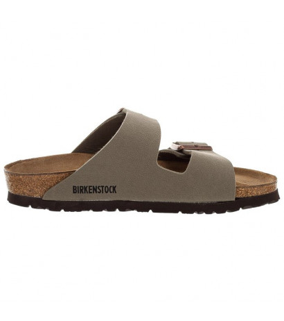 Birkenstock Arizona BF Nubuk Stone 151213 (BK19-b) Women's Shoes/Flip Flops