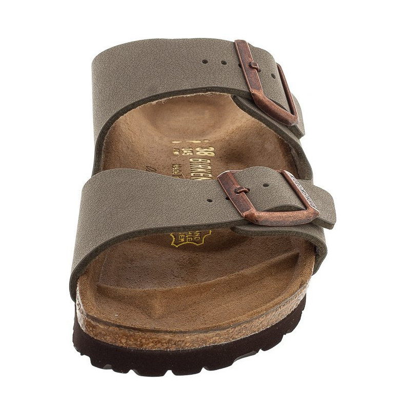 Birkenstock Arizona BF Nubuk Stone 151213 (BK19-b) Women's Shoes/Flip Flops