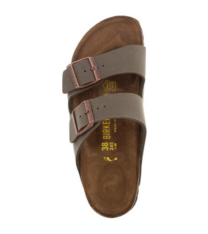 Birkenstock Arizona BF Nubuk Stone 151213 (BK19-b) Women's Shoes/Flip Flops