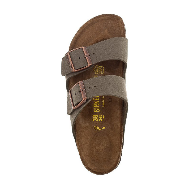 Birkenstock Arizona BF Nubuk Stone 151213 (BK19-b) Women's Shoes/Flip Flops