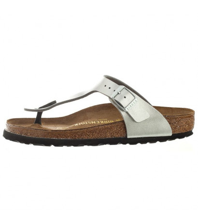 Birkenstock Gizeh Silver 043851 (BK13-d) flip flops