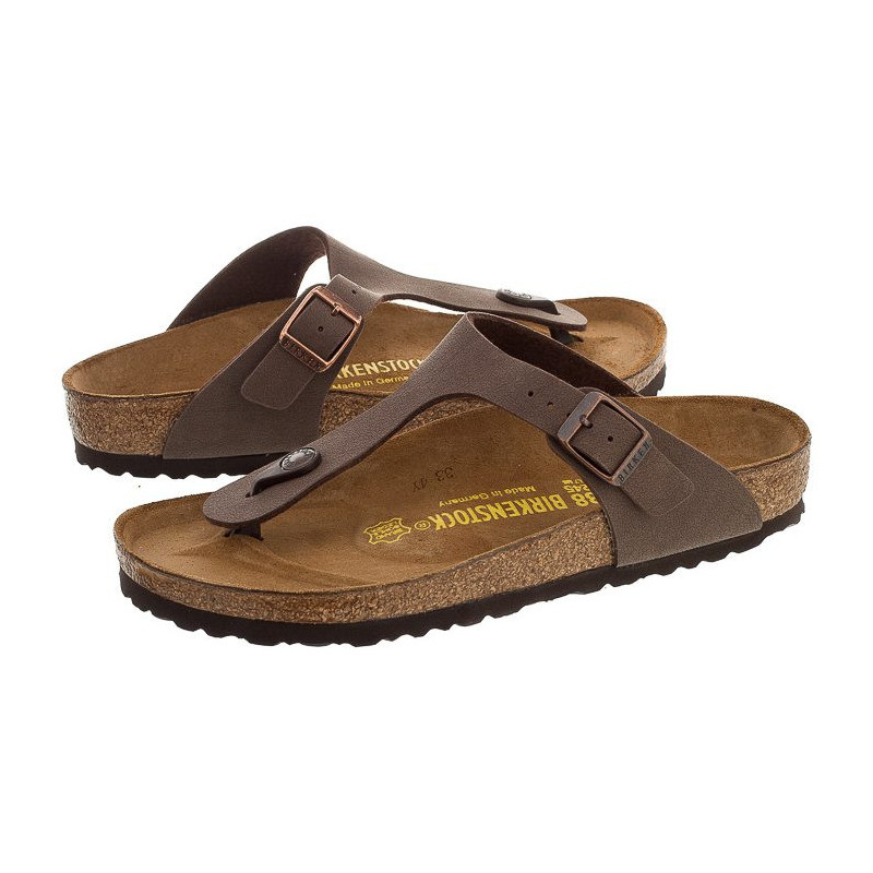 Birkenstock Gizeh BS Nubuk Mocca 043751 (BK29-b) flip flops