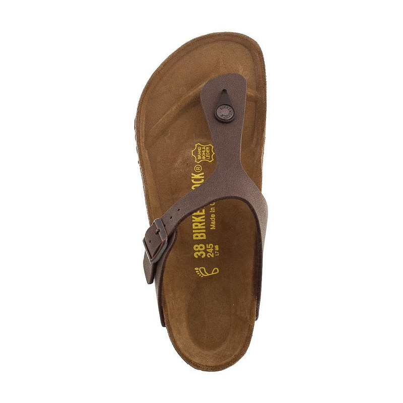 Birkenstock Gizeh BS Nubuk Mocca 043751 (BK29-b) flip flops