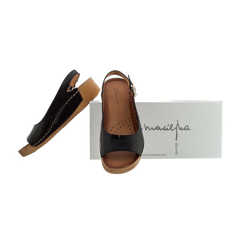 Maciejka Czarne 01974-01/00-5 (MA73-a) sandals