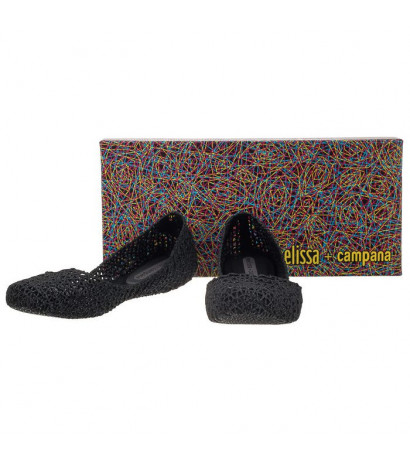 Melissa Campana Papel VII AD 31512/52682 Black Glitter (ML11-a) ballerinas