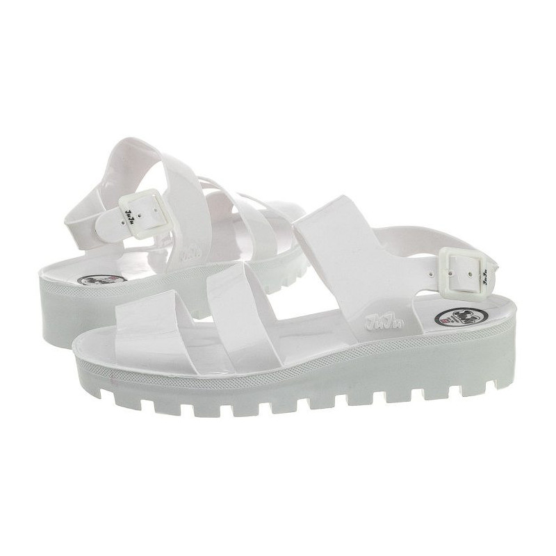 JuJu Białe Poppy White (JU8-a) sandals