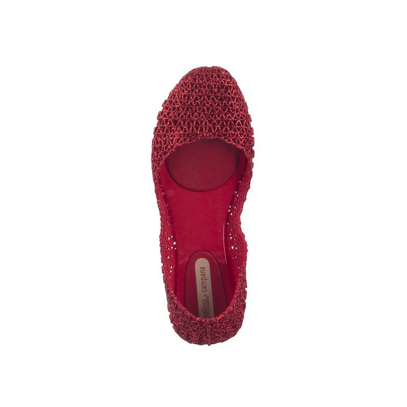 Melissa Campana Papel VII AD 31512/50715 Red Glitter (ML11-h) ballerinas