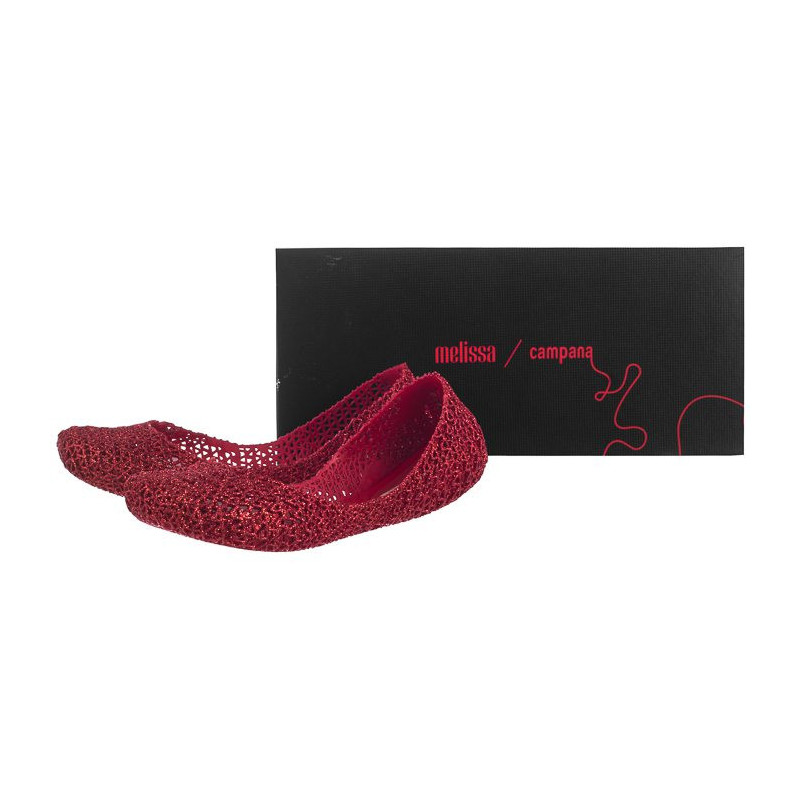 Melissa Campana Papel VII AD 31512/50715 Red Glitter (ML11-h) ballerinas