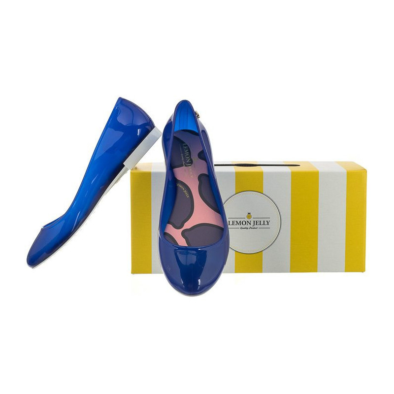 Lemon Jelly Granatowe Matilda 02 Candy Blue/White (LJ3-b) ballerinas