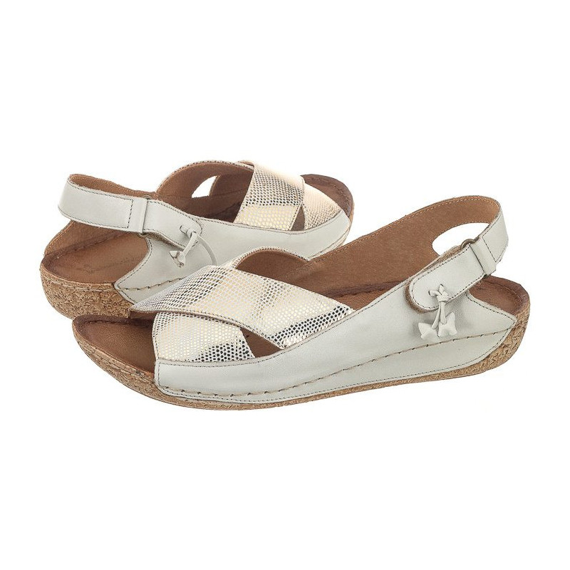 Maciejka Kremowe 00994-37 (MA151-b) sandals