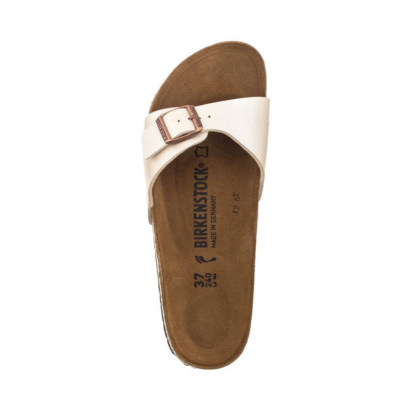 Birkenstock Madrid Graceful Pearl White 0940153 (BK41-d) Women's Shoes/Flip Flops