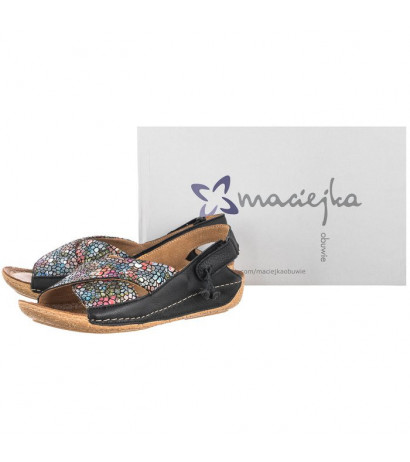 Maciejka Czarne 00994-57/00-5 (MA151-l) sandals