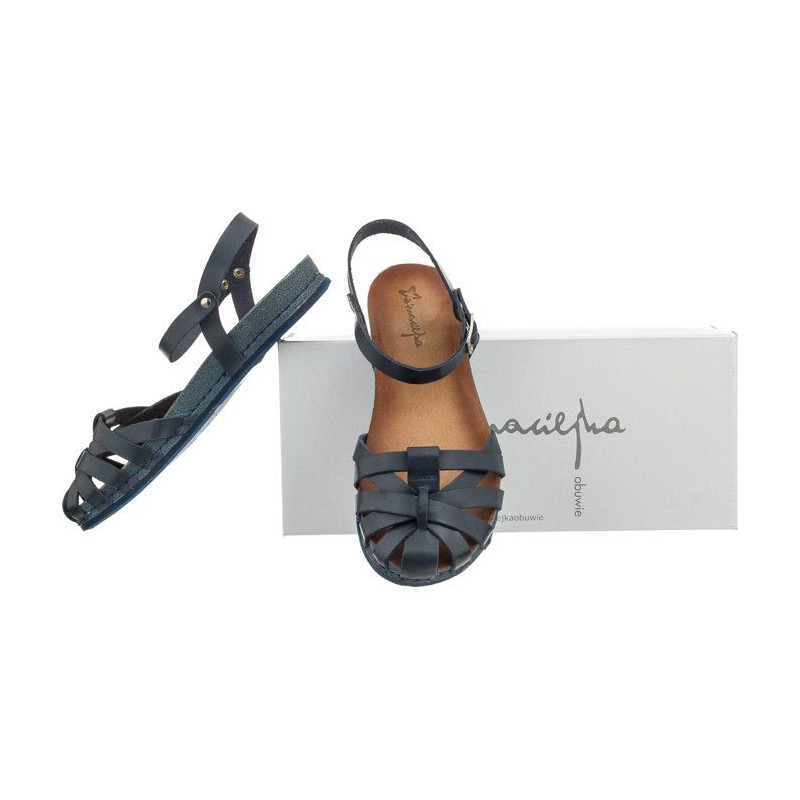 Maciejka Granatowe 03074-17/00-0 (MA240-a) sandals