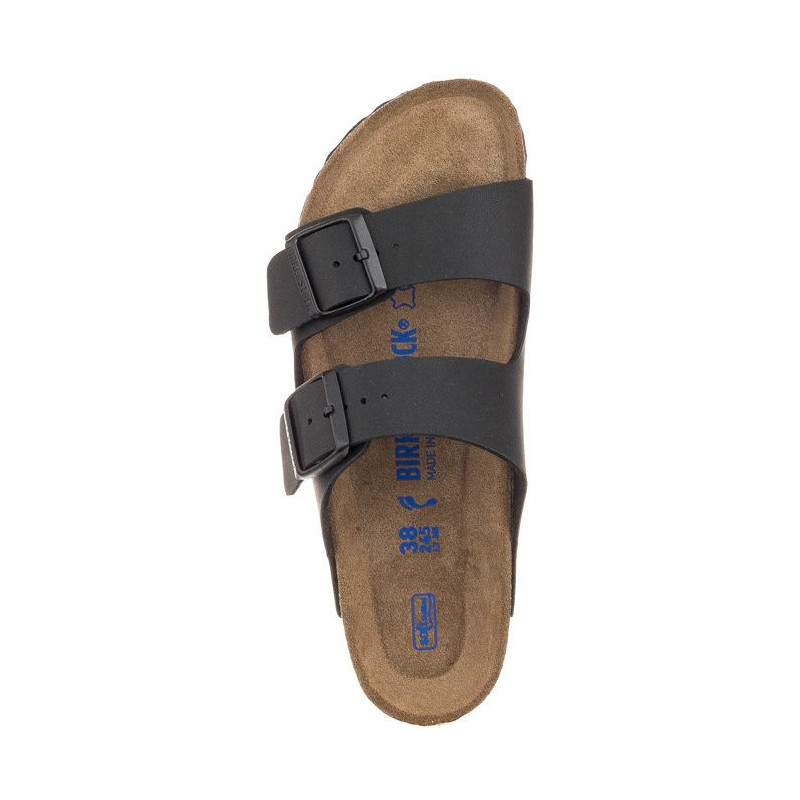 Birkenstock Arizona Soft Footbed Black 0551253 (BK61-a) Women's Shoes/Flip Flops