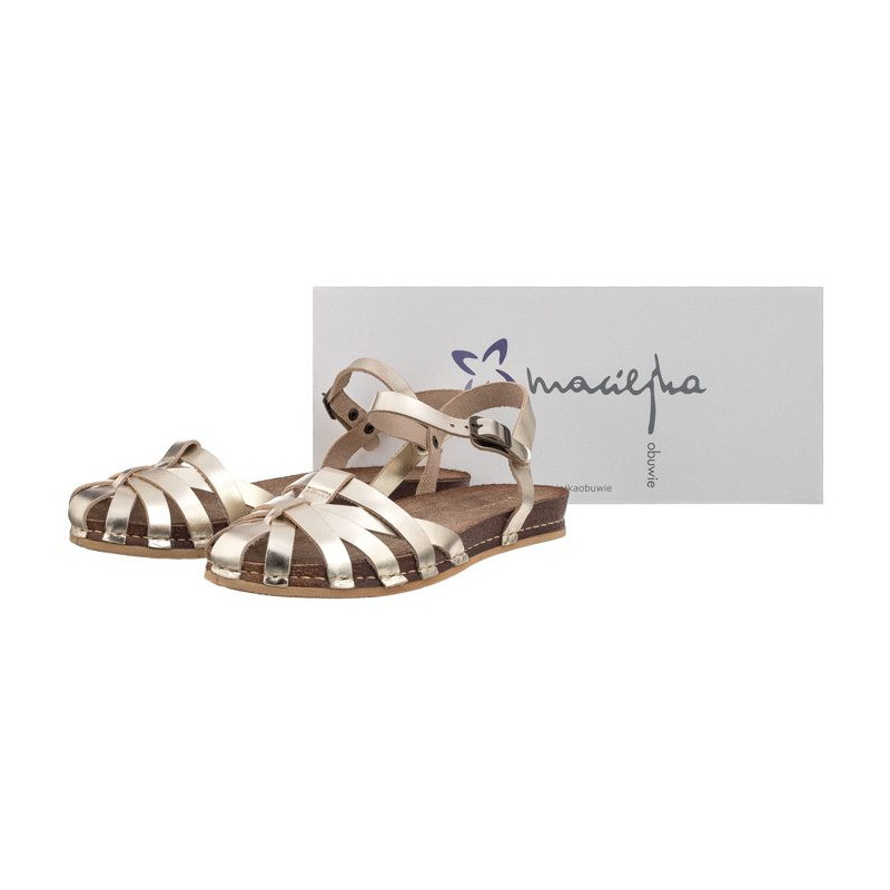 Maciejka Złote 03074-25/00-0 (MA240-e) sandals