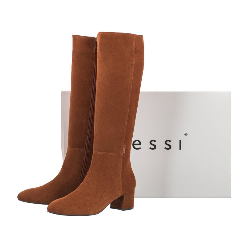 Nessi Brązowe 880/N Camel W (NE94-b) shoes