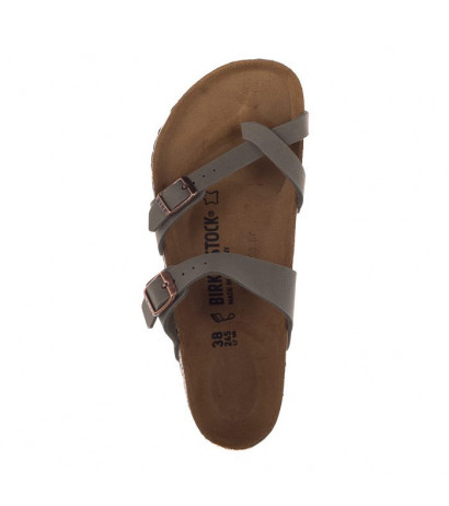 Birkenstock Mayari Nubuck Stone 71071 (BK83-a) flip flops