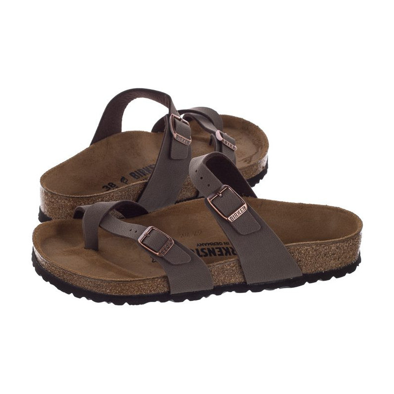 Birkenstock Mayari Nubuck Mocca 71061 (BK83-b) flip flops