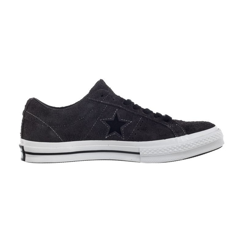 Converse One Star OX Almost Black/White 163247C (CO376-a) sports Shoes