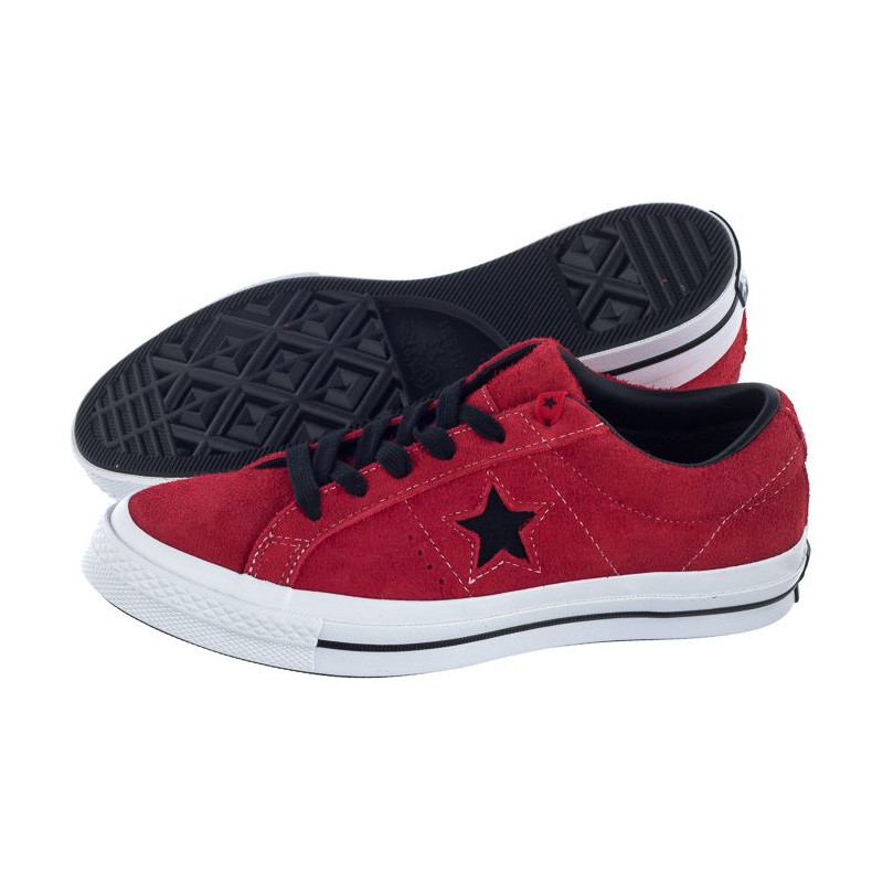 Converse One Star OX Enamel Red/Black/White 163246C (CO376-b) sports Shoes