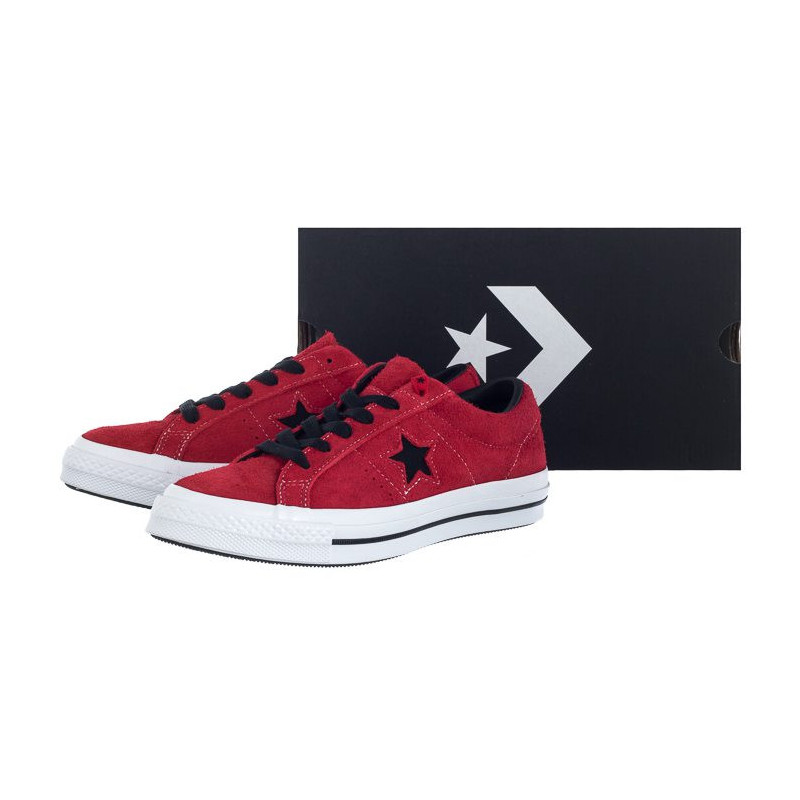 Converse One Star OX Enamel Red/Black/White 163246C (CO376-b) sports Shoes