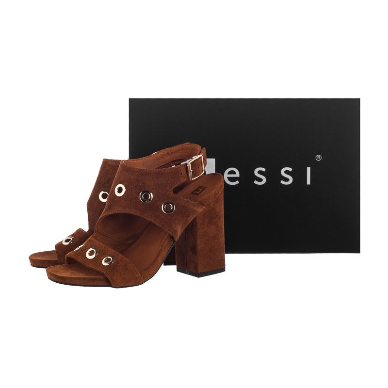 Nessi Brązowe 19566 Camel W (NE119-a) shoes