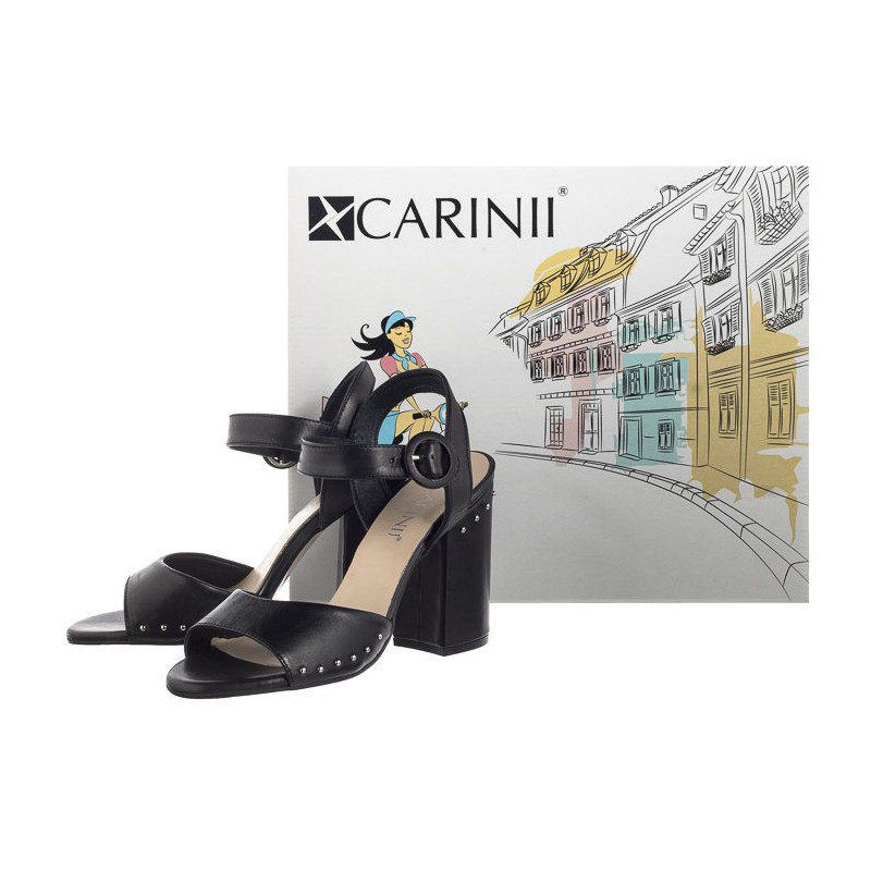 Carinii Czarne B4998/P-E50-000-000-C00 (CI430-a) shoes