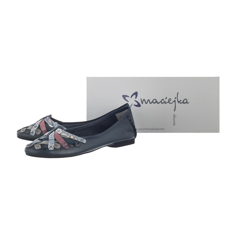 Maciejka Granatowe 01358-27/00-0 (MA563-b) ballerinas