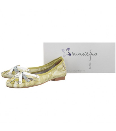 Maciejka Zielone 01358-47/00-0 (MA563-f) ballerinas