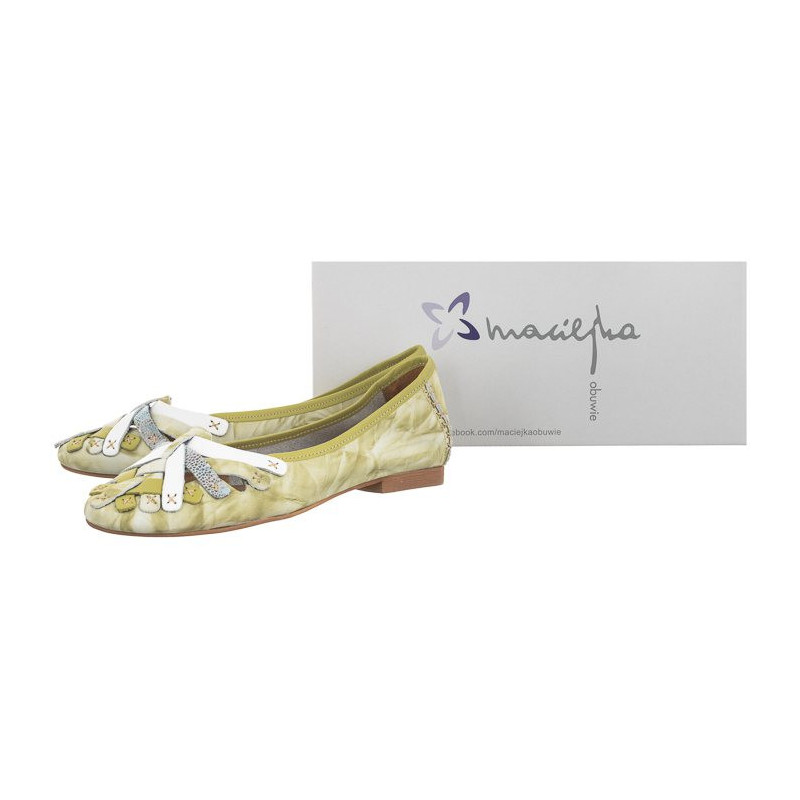 Maciejka Zielone 01358-47/00-0 (MA563-f) ballerinas