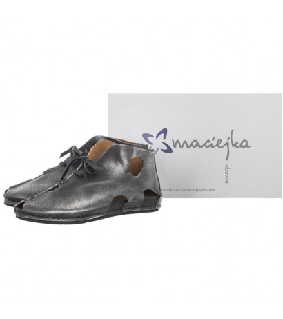 Maciejka Szare/Czarne 03426-03/00-0 (MA609-c) shoes