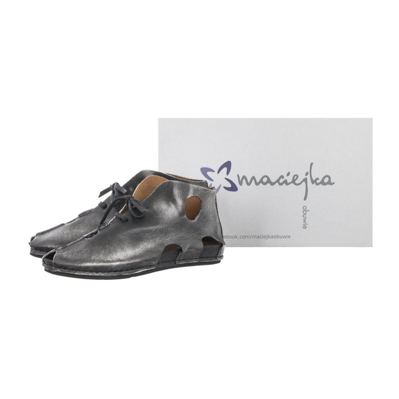 Maciejka Szare/Czarne 03426-03/00-0 (MA609-c) shoes